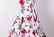 1950s dresses 50s halterneck swing pinup retro dress 20127242 [20127242] - £34.99 : queen  of JKYOOKA